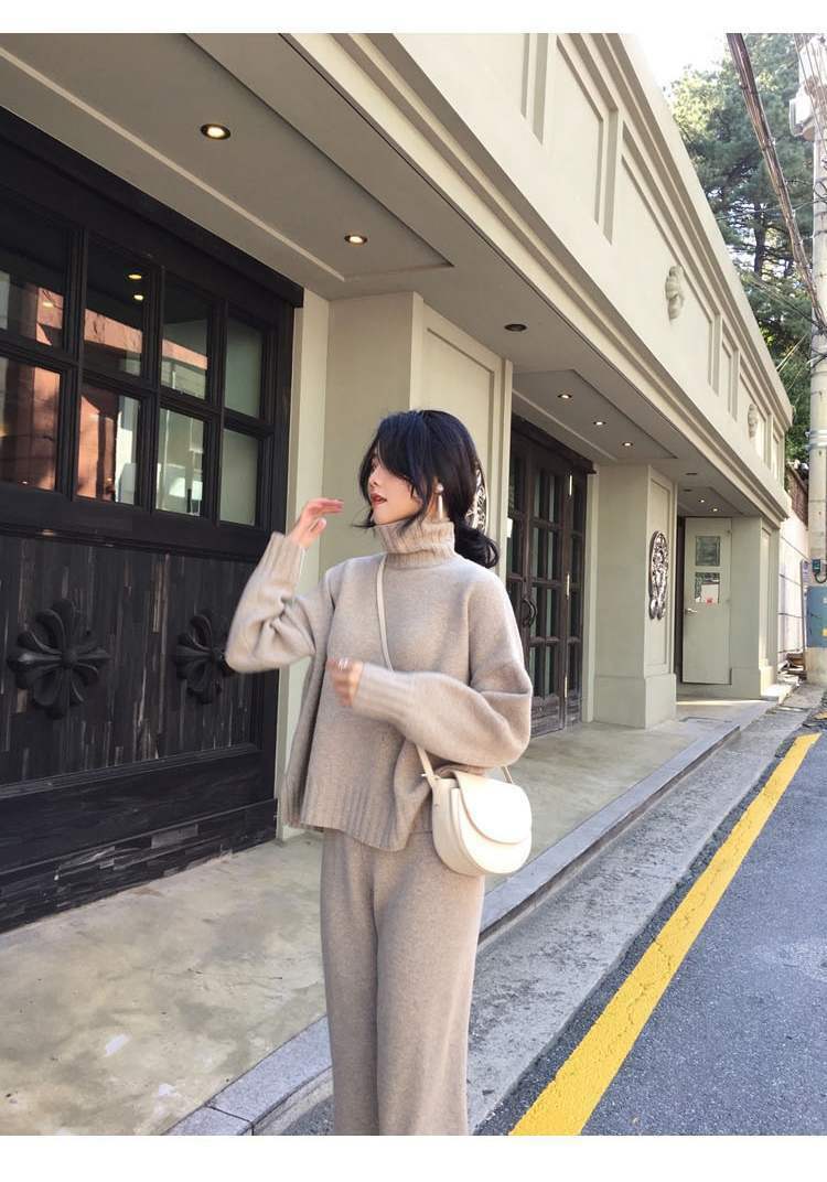 Coquette Aesthetic Ivy High Neck Tracksuit Set - Y2K Fashion Women's Outfit