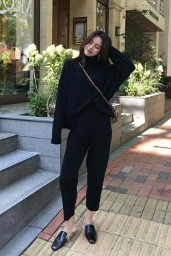 Coquette Aesthetic Ivy High Neck Tracksuit Set - Y2K Fashion Women's Outfit