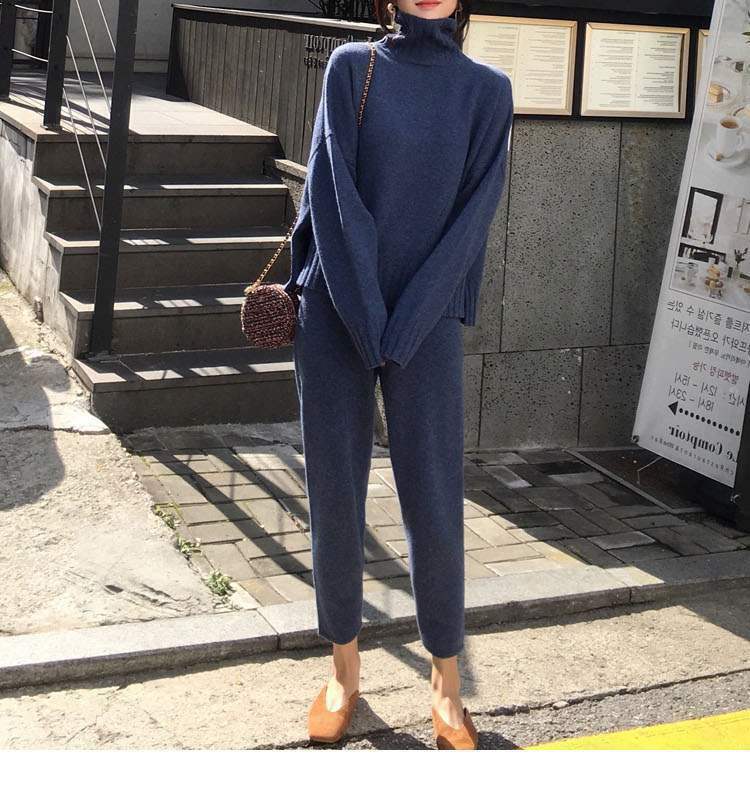 Coquette Aesthetic Ivy High Neck Tracksuit Set - Y2K Fashion Women's Outfit