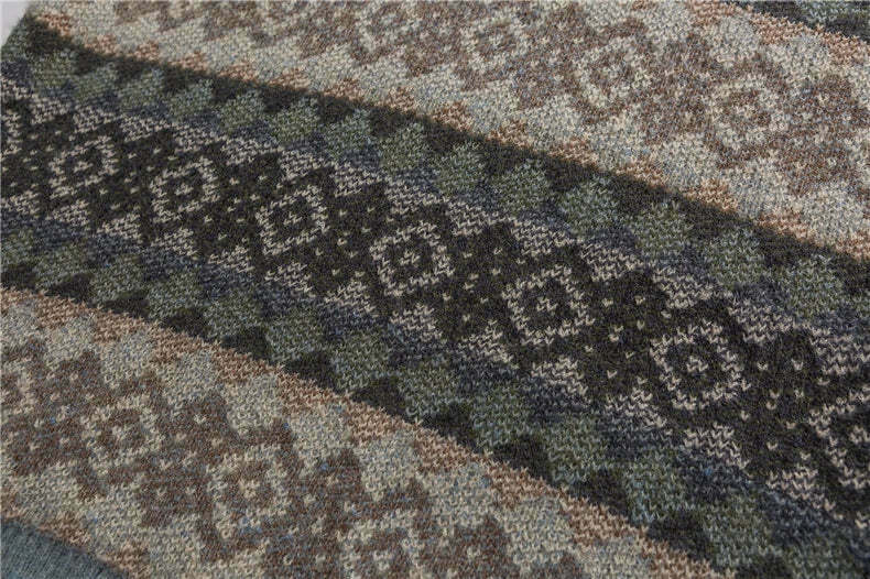 Coquette Aesthetic Jacquard Knit Grandad Jumper - Y2K Fashion for Women