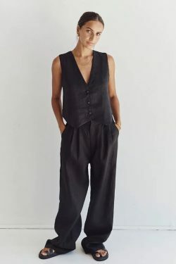 Coquette Aesthetic Justine High Waist Pants Suit Set