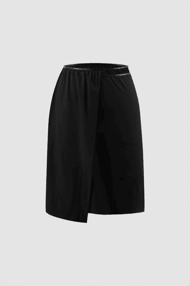 Coquette Aesthetic Keyhole Buckle Top & Wrap Skirt Set Coquette Aesthetic Keyhole Buckle Top & Wrap Skirt Set