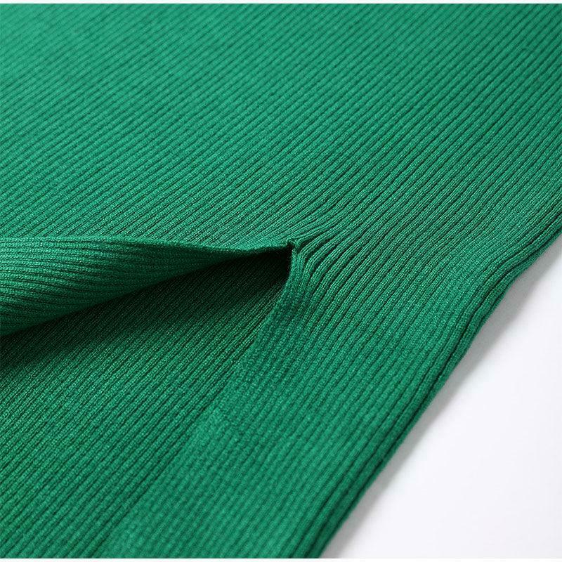 Coquette Aesthetic Knitted Bodycon Dress with Slit Coquette Aesthetic Knitted Bodycon Dress with Slit