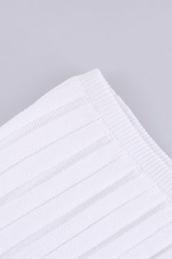 Coquette Aesthetic Knitted Cargo Skirt in Monre Style