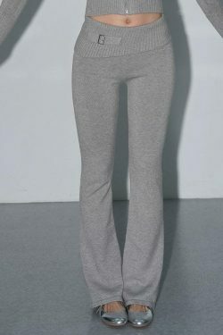 Coquette Aesthetic Knitted Hooded Two-Piece for Women - Y2K Fashion Outfit