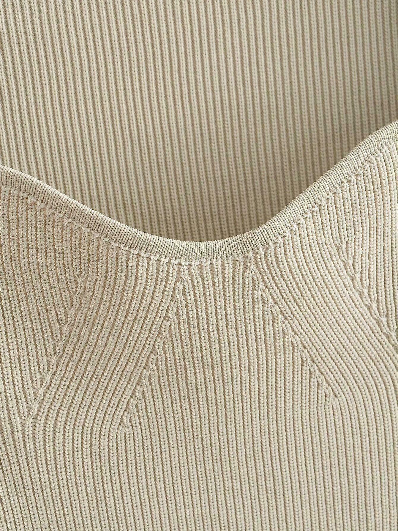 Coquette Aesthetic Knitted Top with Full Sleeves for Women Coquette Aesthetic Knitted Top with Full Sleeves for Women