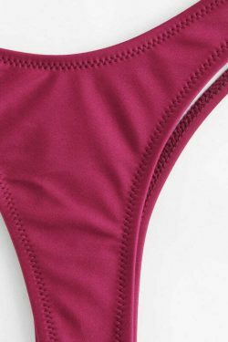 Coquette Aesthetic Knot Bra and Thong Set - Y2K Fashion Lingerie for Women