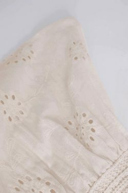 Coquette Aesthetic Knot Front Embroidered Tube Top