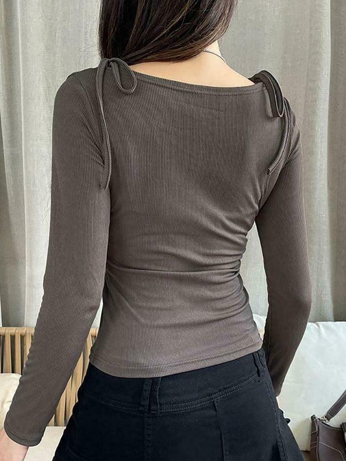 Coquette Aesthetic Lace-Trim Bow Top: Y2K Fashion with Grunge & Pastel Goth Vibes