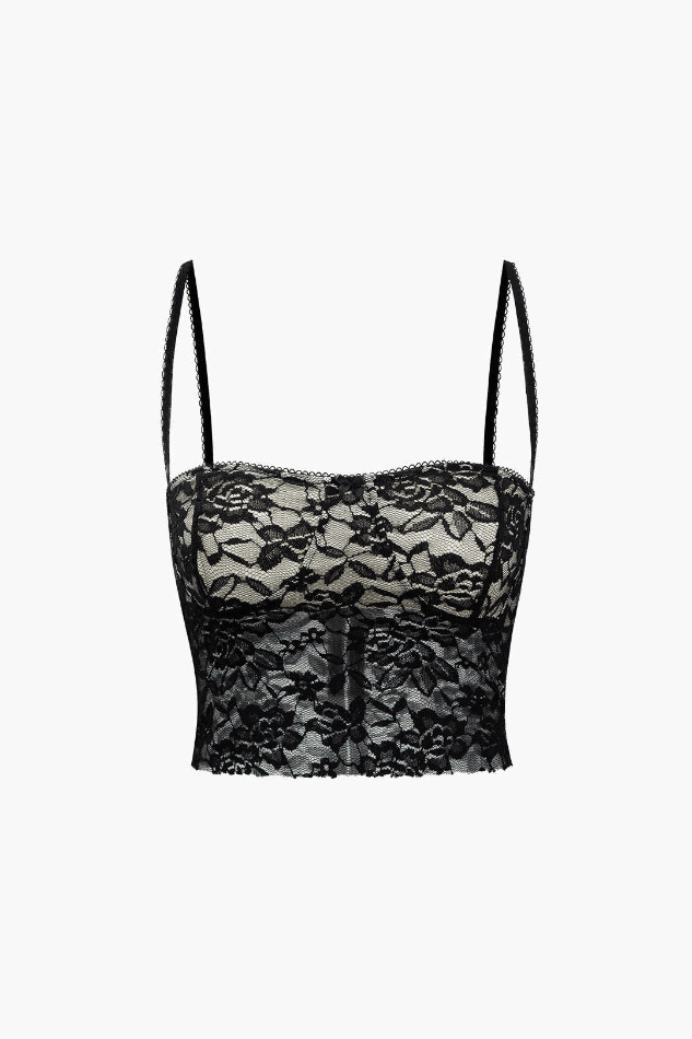 Coquette Aesthetic Lace Cami Top & Bodycon Midi Skirt Set Coquette Aesthetic Lace Cami Top & Bodycon Midi Skirt Set