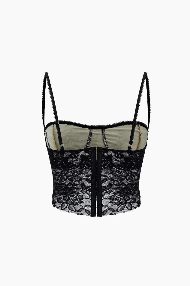 Coquette Aesthetic Lace Cami Top & Bodycon Midi Skirt Set Coquette Aesthetic Lace Cami Top & Bodycon Midi Skirt Set