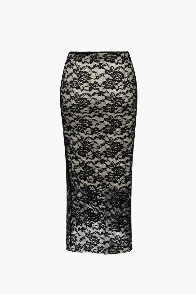 Coquette Aesthetic Lace Cami Top & Bodycon Midi Skirt Set Coquette Aesthetic Lace Cami Top & Bodycon Midi Skirt Set