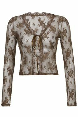 Coquette Aesthetic Lace Crop Blouse: Y2K Fashion, Grunge Style, Cute Tops & Pastel Goth