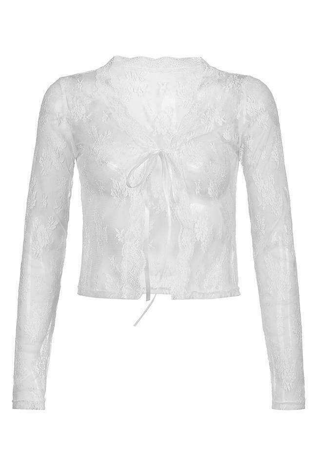 Coquette Aesthetic Lace Crop Blouse: Y2K Fashion, Grunge Style, Cute Tops & Pastel Goth Coquette Aesthetic Lace Crop Blouse: Y2K Fashion, Grunge Style, Cute Tops & Pastel Goth