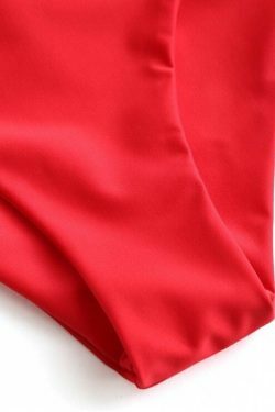 Coquette Aesthetic Ladder Cut Cami Ruched Bikini - Y2K Fashion Swimwear