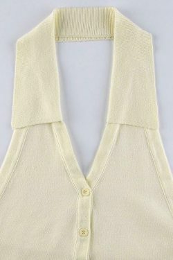 Coquette Aesthetic Lara Backless Crop Top - Y2K Fashion for Women - Grunge Style Cute Tops