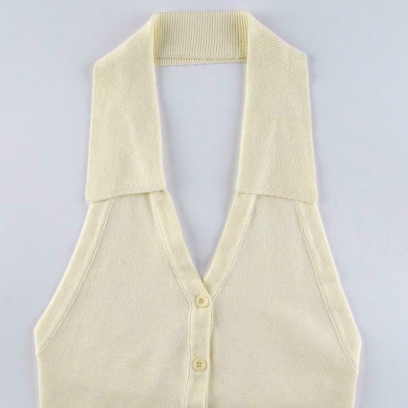 Coquette Aesthetic Lara Backless Crop Top - Y2K Fashion for Women - Grunge Style Cute Tops Coquette Aesthetic Lara Backless Crop Top - Y2K Fashion for Women - Grunge Style Cute Tops