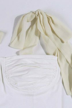 Coquette Aesthetic Laurel Bandage Bodycon Top - Y2K Fashion Statement Piece