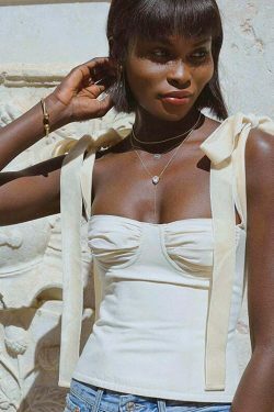 Coquette Aesthetic Laurel Bandage Bodycon Top - Y2K Fashion Statement Piece