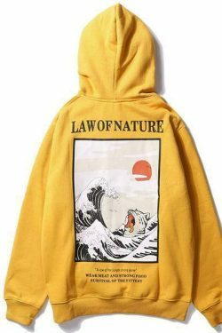 Coquette Aesthetic Law of Nature Hoodie - Y2K Fashion Grunge Style Cute Tops Pastel Goth