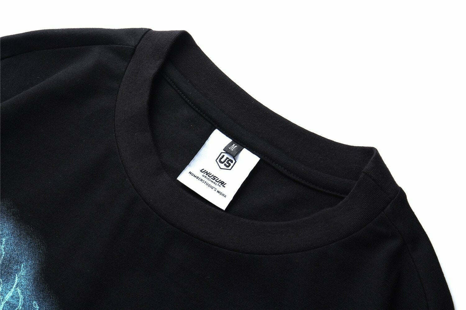 Coquette Aesthetic Lightning Tee: Y2K Fashion with Grunge Style & Pastel Goth Vibes Coquette Aesthetic Lightning Tee: Y2K Fashion with Grunge Style & Pastel Goth Vibes