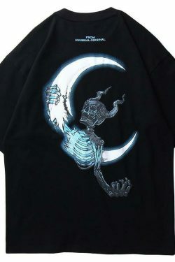 Coquette Aesthetic Lightning Tee: Y2K Fashion with Grunge Style & Pastel Goth Vibes