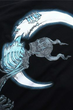 Coquette Aesthetic Lightning Tee: Y2K Fashion with Grunge Style & Pastel Goth Vibes