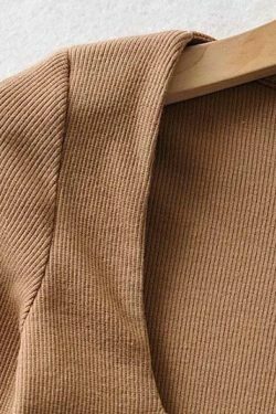 Coquette Aesthetic Long-Sleeve Square Neck Cropped T-Shirt