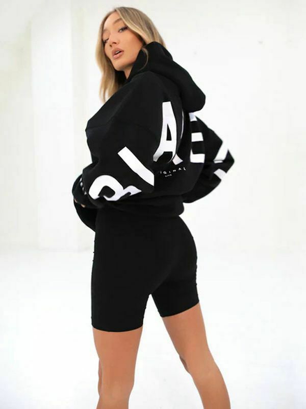 Coquette Aesthetic Loose Fit Hoodie with Big Thick Letters - Y2K Fashion Statement Coquette Aesthetic Loose Fit Hoodie with Big Thick Letters - Y2K Fashion Statement