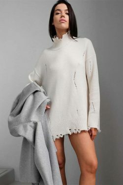 Coquette Aesthetic Maillard Wear Turtleneck Sweater - Y2K Fashion for Women