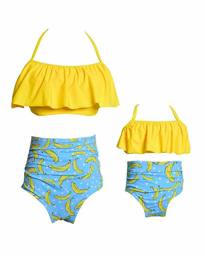 Coquette Aesthetic Matching Family Bikini Set for Mommy and Me - Y2K Fashion Swimwear Coquette Aesthetic Matching Family Bikini Set for Mommy and Me - Y2K Fashion Swimwear