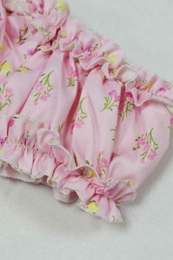 Coquette Aesthetic Maxi Dress: Y2K Fashion with Grunge Twist & Pastel Goth Vibes