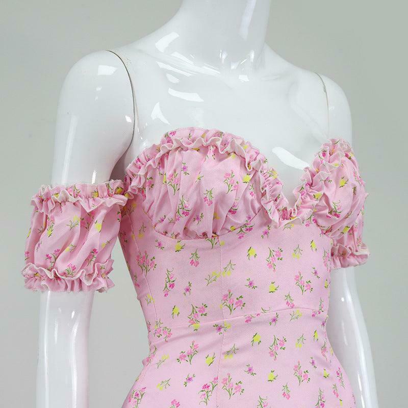 Coquette Aesthetic Maxi Dress: Y2K Fashion with Grunge Twist & Pastel Goth Vibes Coquette Aesthetic Maxi Dress: Y2K Fashion with Grunge Twist & Pastel Goth Vibes