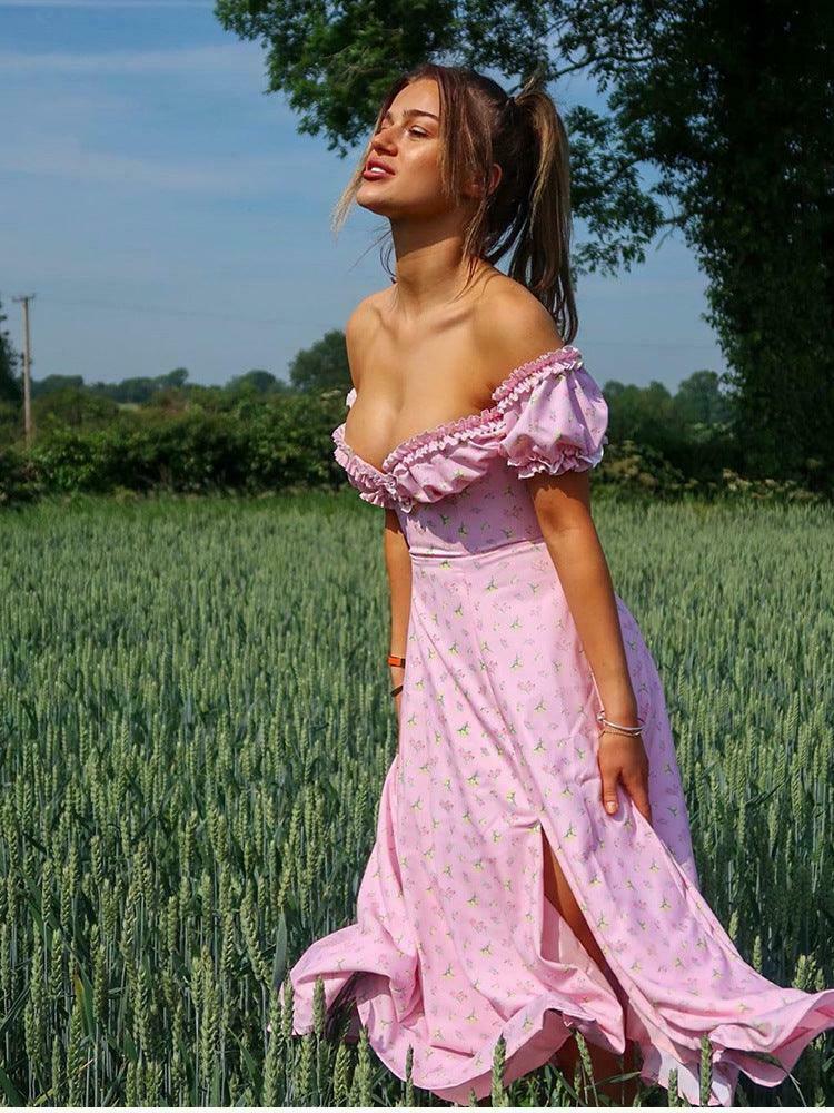 Coquette Aesthetic Maxi Dress: Y2K Fashion with Grunge Twist & Pastel Goth Vibes Coquette Aesthetic Maxi Dress: Y2K Fashion with Grunge Twist & Pastel Goth Vibes