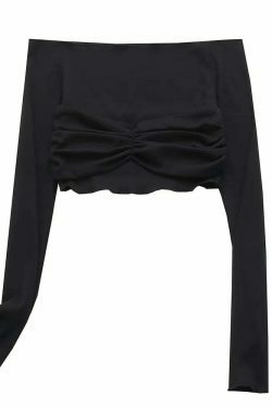 Coquette Aesthetic Mesh Crop Top - Y2K Fashion Women's Clothing for Grunge and Pastel Goth Style