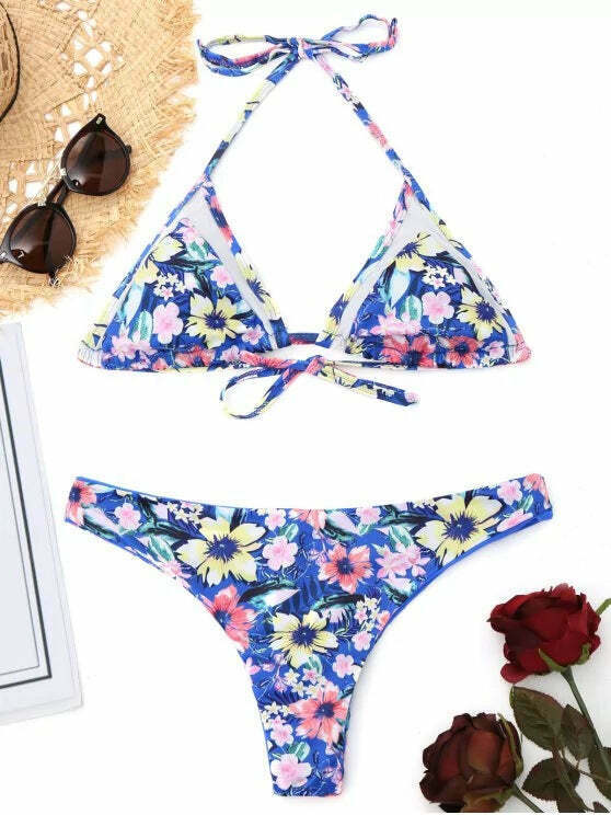 Coquette Aesthetic Mesh Floral Bralette Bikini - Y2K Fashion Cute Tops & Pastel Goth Style Coquette Aesthetic Mesh Floral Bralette Bikini - Y2K Fashion Cute Tops & Pastel Goth Style