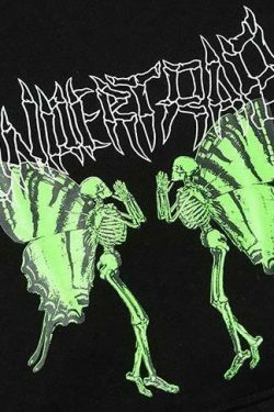 Coquette Aesthetic Metal Print Hoodie - Y2K Fashion Grunge Style Cute Tops Pastel Goth