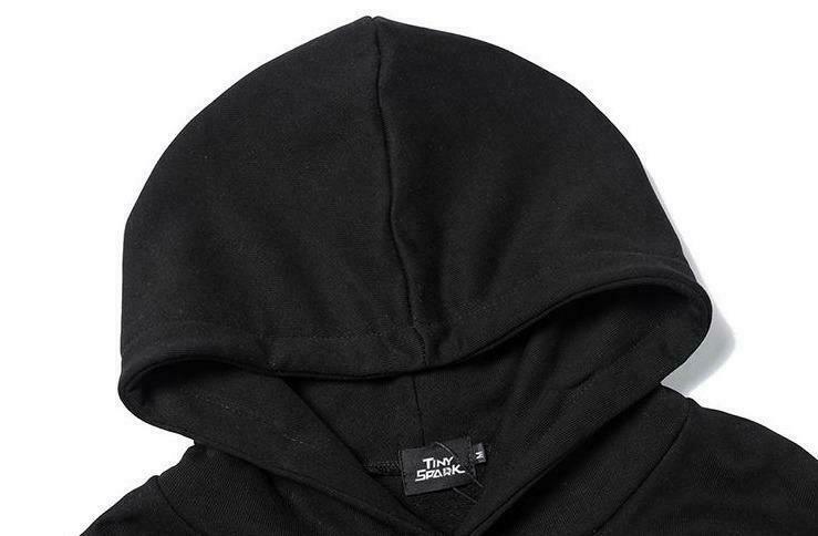 Coquette Aesthetic Metal Print Hoodie - Y2K Fashion Grunge Style Cute Tops Pastel Goth