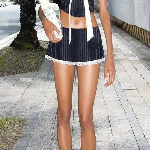 Coquette Aesthetic Mini Magic Bow Chic Tank Top Set Coquette Aesthetic Mini Magic Bow Chic Tank Top Set