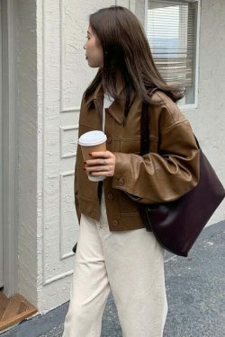 Coquette Aesthetic Mod Mingle Long Sleeves Jacket - Y2K Fashion Grunge Style Cute Tops Cargo Skirt