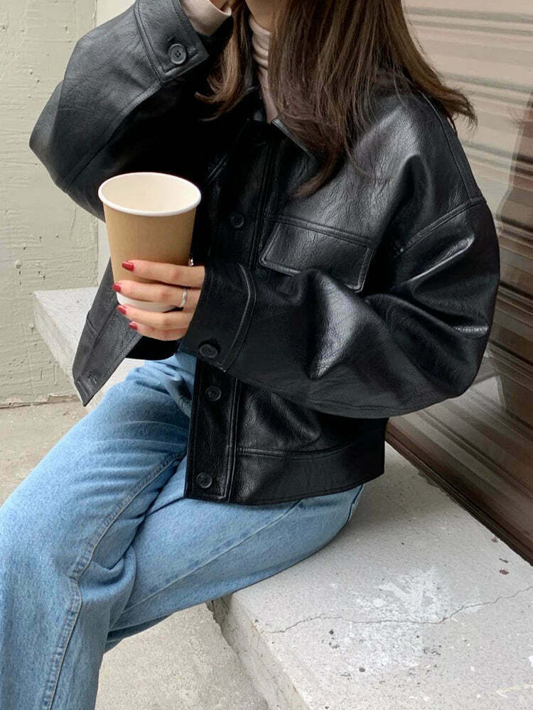 Coquette Aesthetic Mod Mingle Long Sleeves Jacket - Y2K Fashion Grunge Style Cute Tops Cargo Skirt Coquette Aesthetic Mod Mingle Long Sleeves Jacket - Y2K Fashion Grunge Style Cute Tops Cargo Skirt