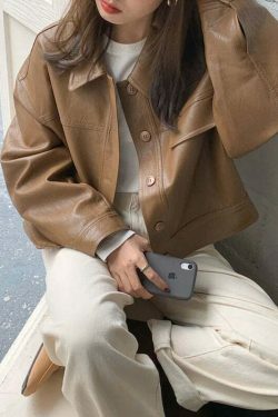 Coquette Aesthetic Mod Mingle Long Sleeves Jacket - Y2K Fashion Grunge Style Cute Tops Cargo Skirt