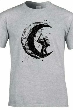 Coquette Aesthetic Moon Graphic Tee - Y2K Fashion Women's Top with Grunge and Pastel Goth Vibes