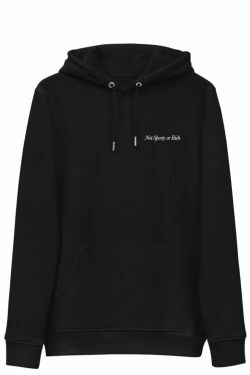 Coquette Aesthetic: Not Sporty or Rich Embroidered Hoodie - Y2K Fashion Statement'