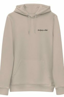 Coquette Aesthetic: Not Sporty or Rich Embroidered Hoodie - Y2K Fashion Statement'