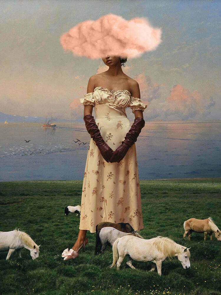 Coquette Aesthetic Off-Shoulder Dress: Y2K Fashion with Rural Radiance Charm Coquette Aesthetic Off-Shoulder Dress: Y2K Fashion with Rural Radiance Charm