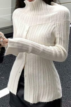 Coquette Aesthetic Off-Shoulder Sweater - Y2K Fashion Grunge Style Cute Tops & Cargo Skirt