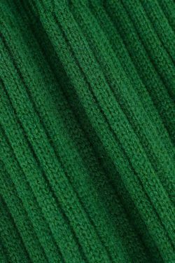 Coquette Aesthetic Off-Shoulder V-Neck Sweater Mini Dress