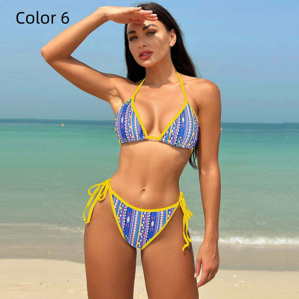 Coquette Aesthetic Open-Back Bikini: Y2K Fashion for Women Coquette Aesthetic Open-Back Bikini: Y2K Fashion for Women