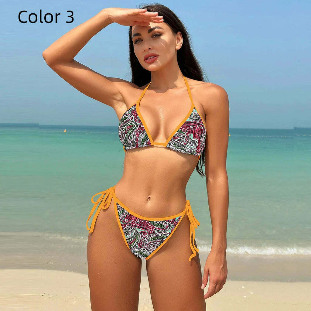 Coquette Aesthetic Open-Back Bikini: Y2K Fashion for Women Coquette Aesthetic Open-Back Bikini: Y2K Fashion for Women